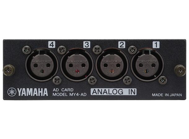 Yamaha MY4-AD Ekspansjon 4-channel line-level analog input card